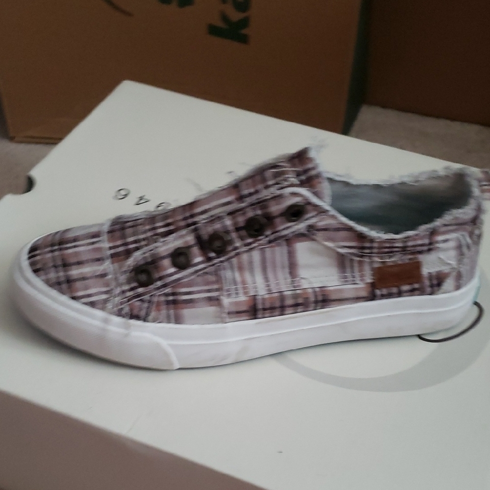 Casual Plaid Canvas Sneakers